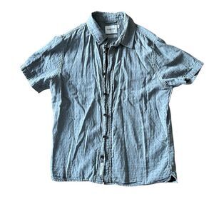 Casual Gray Short Sleeve Shirt